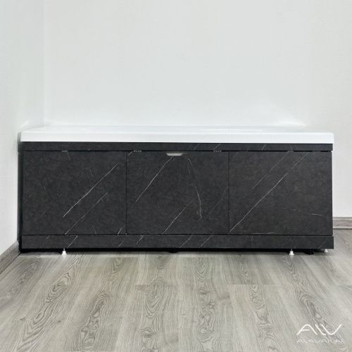 Экран под ванну Alavann Rita 170 см ALV0719006 фронтальный МДФ съемный/раздвижной черный - фото 4