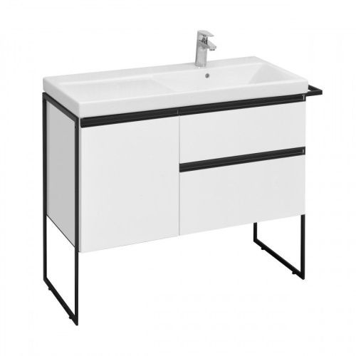 Тумба под раковину Roca Domi 7857627806 100х50 подвесная цвет белый - фото 5