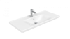 Раковина из сантехнического фарфора Creavit Eksen EK100-00CB00E-0000 100х40 накладная цвет белый