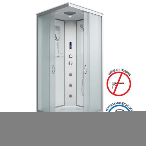 Душевая кабина Niagara Classic 11081424F 90х90 квадратная с крышей ориентация универсальная - фото 2