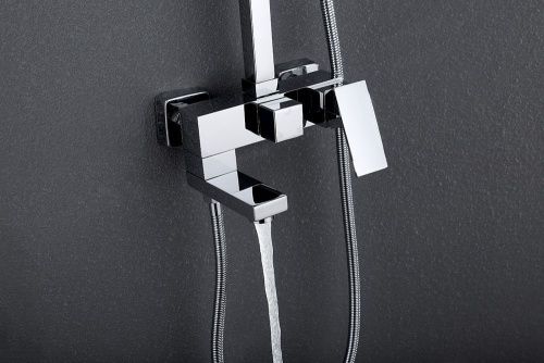 Душевая стойка Abber AF8216 настенная цвет хром - фото 3