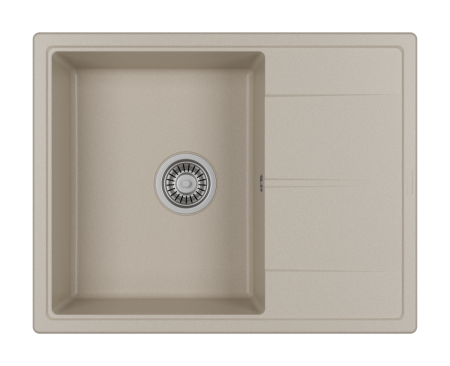 Кухонная мойка Misty Titan TIT-65х51-02 65х50 цвет бежевый поверхность матовая