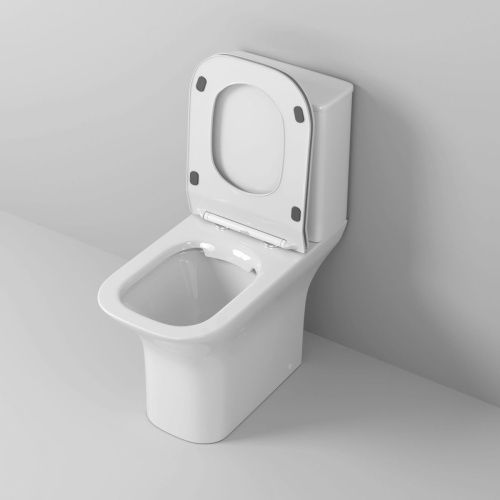 Унитаз напольный с бачком Grossman Classic GR-4464S белый с сиденьем микролифт безободковый каскадный смыв - фото 4