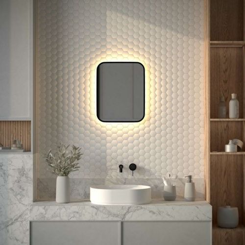 Зеркало с подсветкой Defesto AURA DF 2971 40х50 подвесное - фото 3