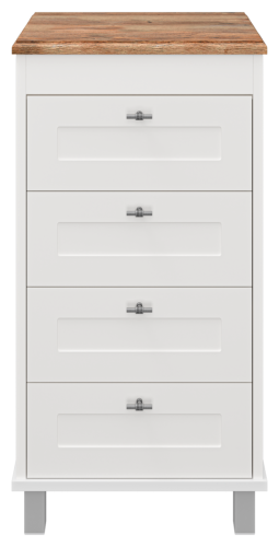 Комод Misty Марта П-Мрт12050-014Я 50х40х88 напольный цвет белый - фото 2