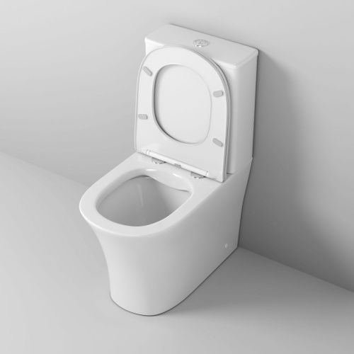 Унитаз напольный с бачком Grossman Classic GR-4466S белый с сиденьем микролифт безободковый каскадный смыв - фото 4