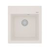 Кухонная мойка LeMark Hanka 450 9910010 45х50 цвет белый поверхность матовая