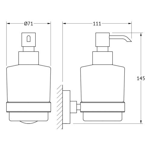 Дозатор Artwelle Harmonie HAR 015 - фото 2