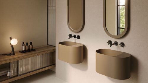 Раковина из искусственного камня Zenon Guadiana 4000.000.000.000.39674 50х30 подвесная цвет белый - фото 5