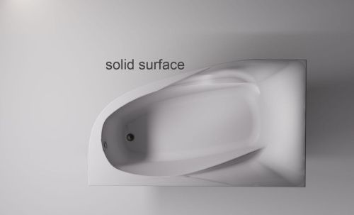 Ванна из искусственного камня Astra-Form Селена 01010080 170х100 угловая асимметричная с ножками - фото 3