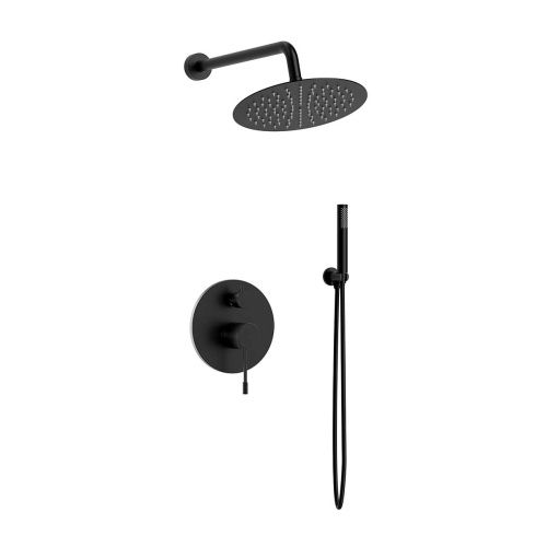Душевая система Vincea Desire VSFW-1D1MB встраиваемая в стену цвет черный - фото 3