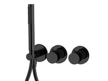 Смеситель для душа Fima Carlo Frattini F3149X9NS*** настенный черный