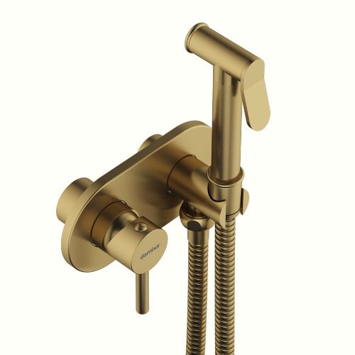Гигиенический душ со смесителем Damixa Option 214000000 бронза - фото 3