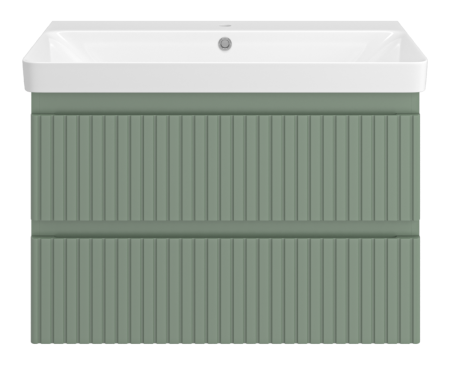 Тумба под раковину Brevita Victory VIC-09080-0802Я 80х50 подвесная цвет зеленый