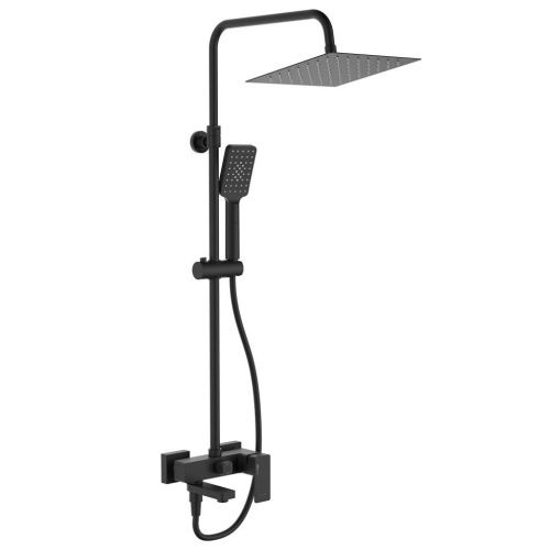 Душевая стойка Wasserkraft A27701 настенная цвет черный - фото 3