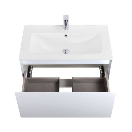 Тумба под раковину Art&Max Latina AM-Latina-800-1C-SO-BM 80х50 подвесная цвет белый