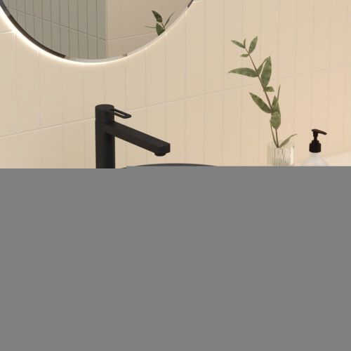 Раковина из сантехнического фарфора Ambassador Queen 116T20201 50х50 накладная цвет черный без отверстий под смеситель - фото 2