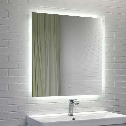 Зеркало с подсветкой Comforty Эдельвейс 00-00014241CF 90х90 подвесное - фото 4