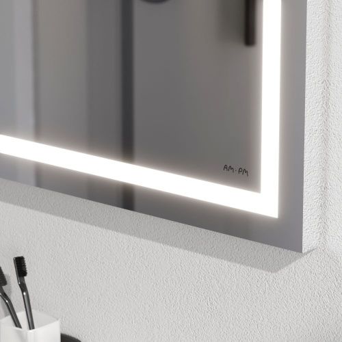 Зеркало с подсветкой Am.Pm Gem M91AMOX1001WG 100х70 подвесное - фото 5
