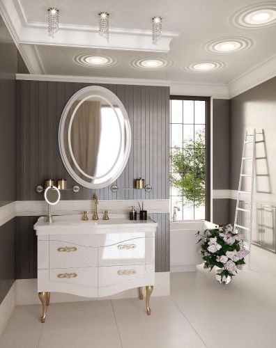 Тумба под раковину Onika Адель 110507 100х50 напольная цвет белый - фото 2