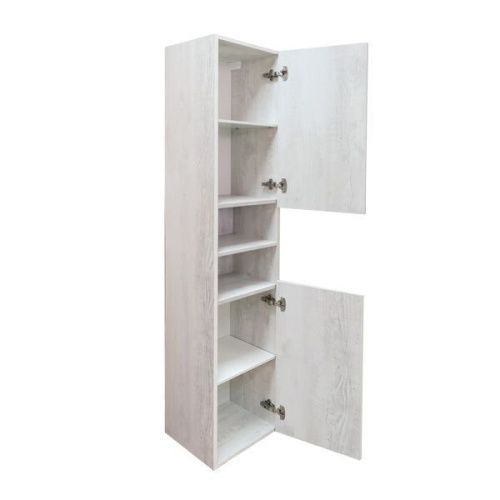 Шкаф-пенал Comforty Верона 00004137140CF 40х160 подвесной цвет серый - фото 5