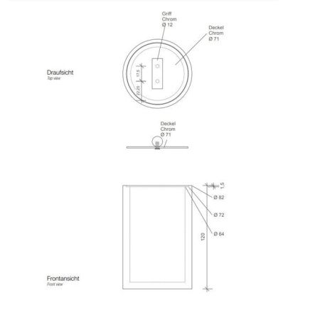 Контейнер Decor Walther Stone 971355