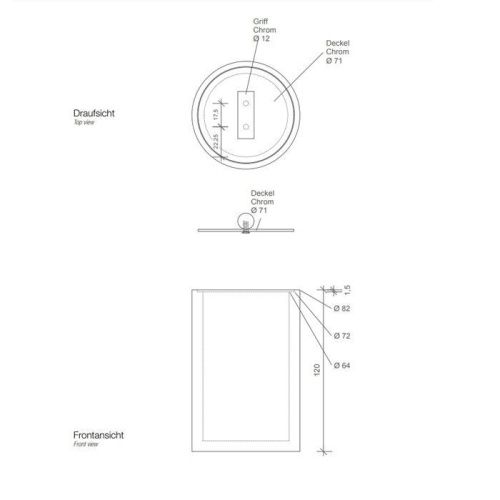 Контейнер Decor Walther Stone 971355 - фото 2