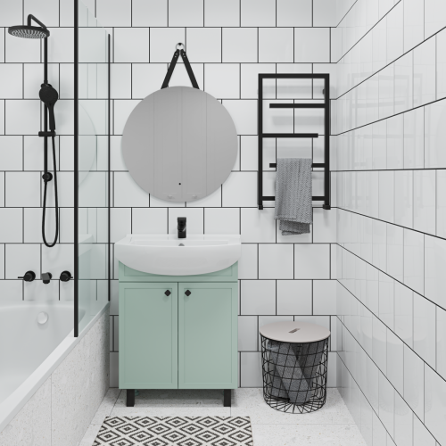 Зеркало с подсветкой Runo Руан 00-00001292 70х70 - фото 3