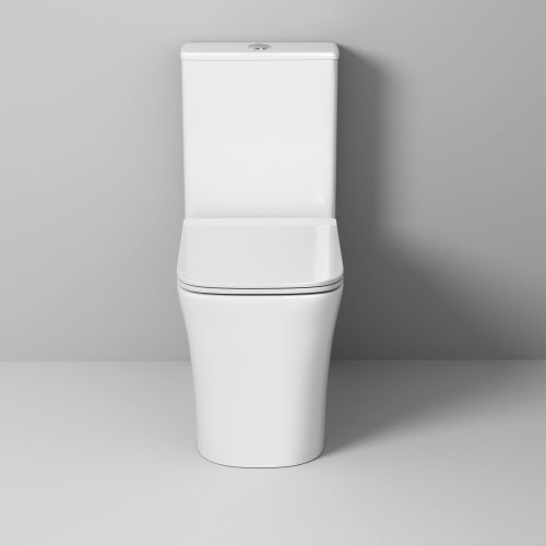 Унитаз напольный с бачком Grossman Classic GR-4467S белый с сиденьем микролифт безободковый каскадный смыв - фото 3