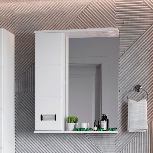 Зеркало-шкаф Onika Балтика 205815 60х70 подвесной цвет белый - фото 2