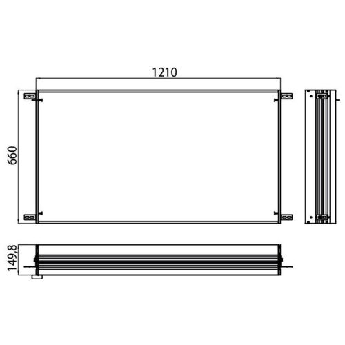 Монтажная рама для зеркального шкафа Emco Asis 9897 000 22 - фото 2