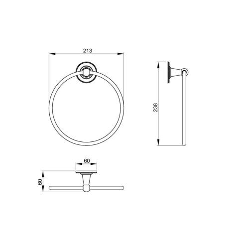 Полотенцедержатель Timo Nelson 150050/00 - фото 2