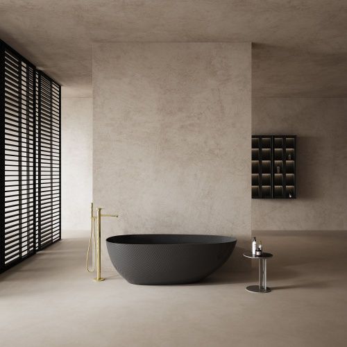 Ванна карбоновая Abber Karbon AK9011-1.7 170х80 отдельностоящая овальная - фото 2