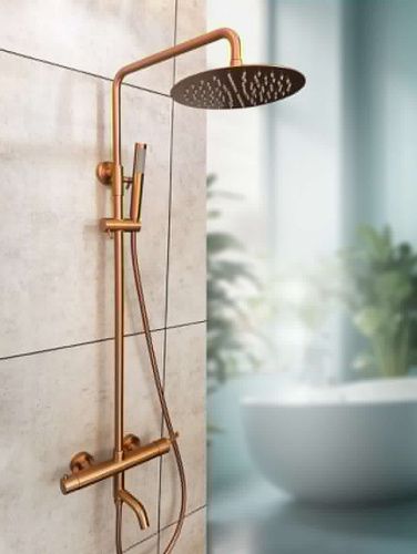 Душевая стойка AltroBagno Unione AltroBagnoUnione030211BC настенная цвет медь - фото 3
