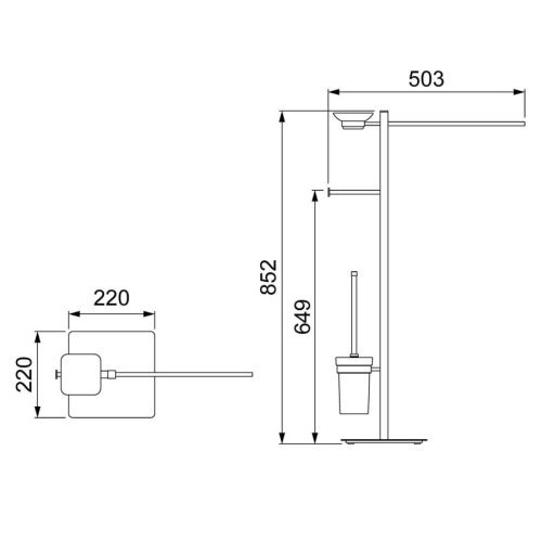 Стойка Timo Selene 10085/00 - фото 3
