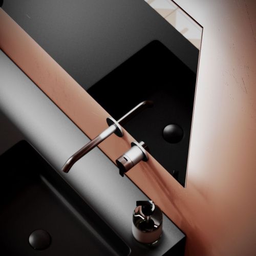 Зеркало с подсветкой Sancos SQUARE SQ1200 120х70 подвесное - фото 4