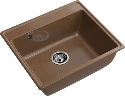 Кухонная мойка Granfest Vertex V-580 терракот 60х50 цвет коричневый поверхность матовая - фото 2