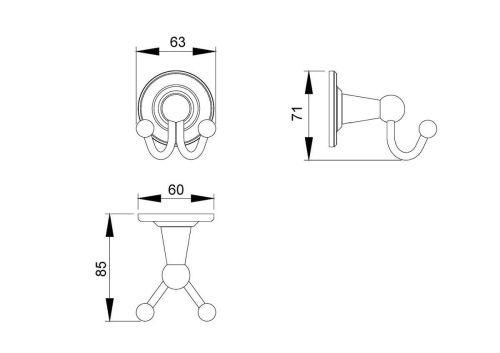Крючок Timo Nelson 160012/02 - фото 2