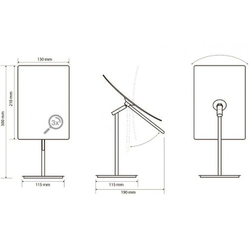 Косметическое зеркало Bemeta 116201312 - фото 2