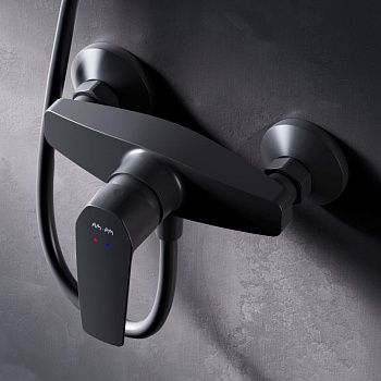 Смеситель для душа Am.Pm Gem F90A20022 настенный черный
