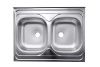 Кухонная мойка Ukinox Стандарт STM800.600 20--6C 3C- 80х60 цвет нержавеющая сталь поверхность матовая