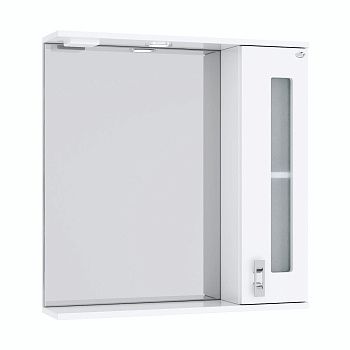 Зеркало-шкаф Onika Кристалл 206706 70х70 подвесной цвет белый