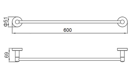 Полотенцедержатель D-Lin D251100 - фото 2
