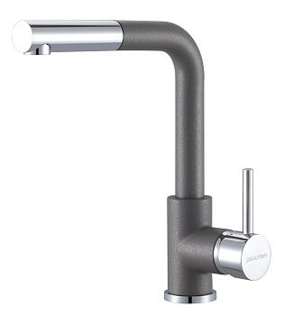 Смеситель для кухни Paulmark KASSEL Ka214311-402 на мойку хром/серый