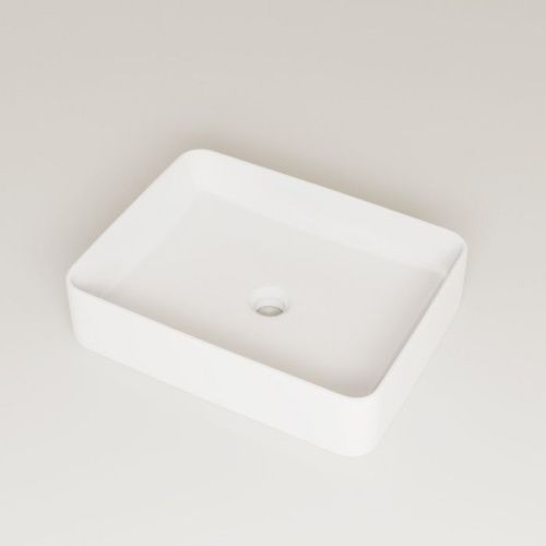 Раковина из сантехнического фарфора Iddis Slide SLIWM02i27 50х40 накладная цвет белый без отверстий под смеситель - фото 4