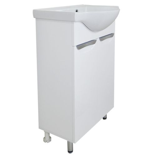 Тумба с раковиной Azario Стиль CS00070391 50х30 напольная цвет белый - фото 3