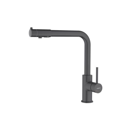 Смеситель для кухни Aquatek ЕВРОПА AQ1386MB на мойку черный