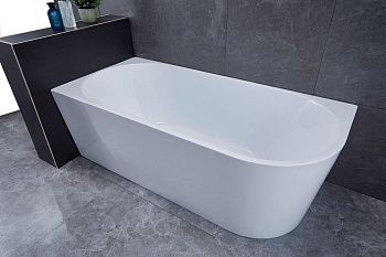 Ванна акриловая Vincea VBT-402-1700L 170х80 пристенная овальная