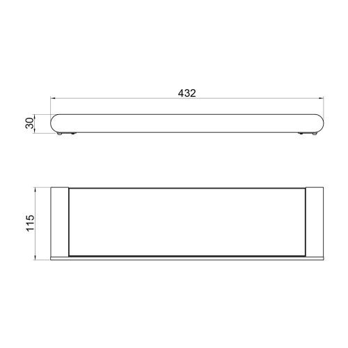 Полка Timo Saona 13072/03 - фото 2