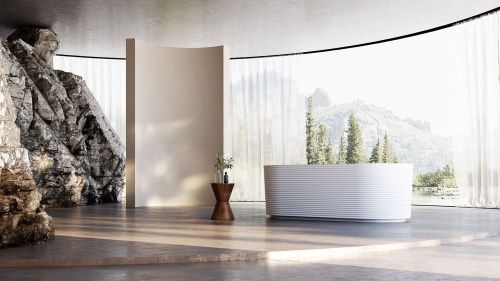 Ванна акриловая Abber AB9436-1.7 170х80 отдельностоящая овальная с каркасом - фото 4